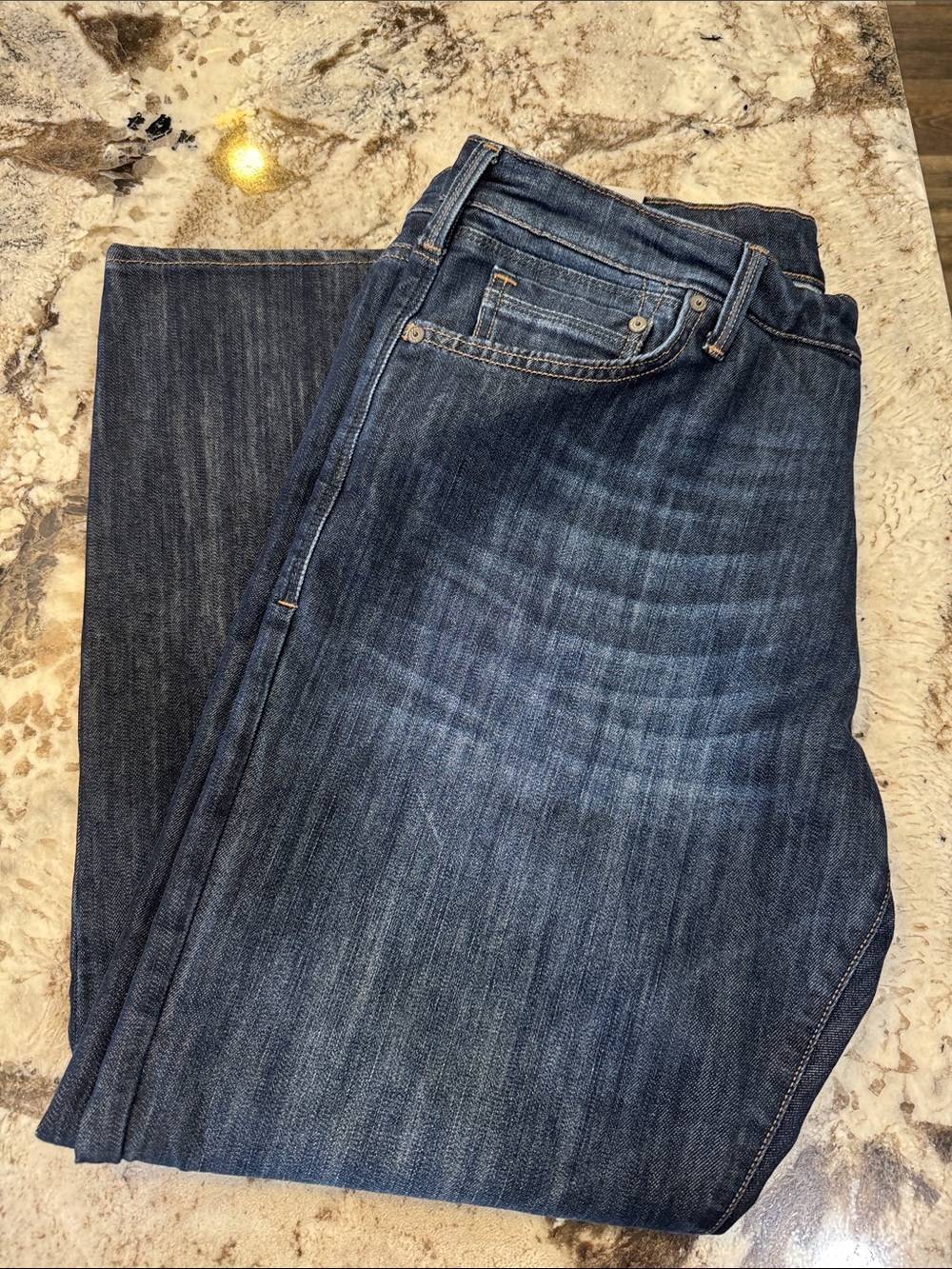 Mavi Men's Dark Blue Straight Jeans. 38/30